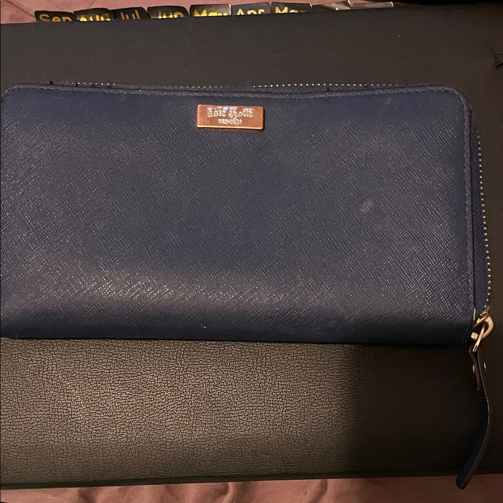 Kate Spade Navy Leather Wallet